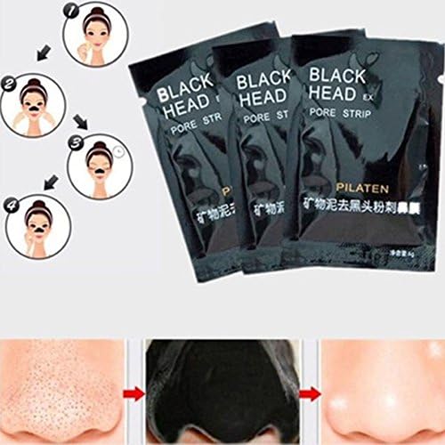 GSEASTBUY Face Care Facial Minerals Mud Nose Blackhead Remover Mask Pore Cleanser Nasal Cleansing Deep Membranes mini cute