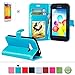 Produktbild Für Samsung Galaxy Xcover 3 SM-G388F Leder Brieftasche Hülle Case Flip Cover - Funyye [Blau Solide Farbe] Magnetic PU Ledertasche Hüllen Flip Cover Telefon-Kasten Handyhülle Bookstyle Wallet Brieftasche Card Slot Handycase Für Samsung Galaxy Xcover 3 SM-G388F,Wallet Case Flip Cover Hüllen Schutzhülle Etui Ledertasche Lederhülle mit Standfunktion Kartenfächer Für Samsung Galaxy Xcover 3 SM-G388F + 1 x Frei Displayschutzfolie