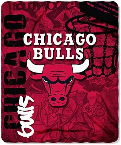 NBA Chicago Bulls Fleece Throw Blanket