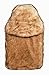 Luxury Soft Faux Fur Hot Water Bottle Cover With Coronation Bottle (Mountain Lion)