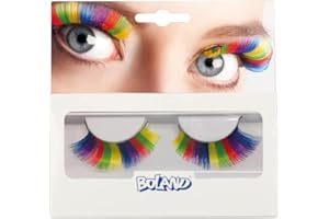 Boland - Ciglia autoadesive di base, 1 paio, ciglia artificiali, facili da applicare, look occhi, festa in maschera, carnevale