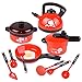 Produktbild MAJOZ 11er Set Küchengeräte Topf-Set, Little Chef Spielzeuge Kochgeschirr Küche Spielzeug