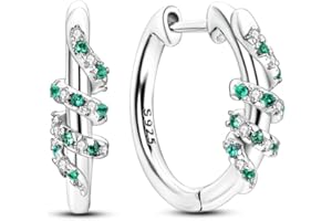 KUNSIR Silber Ohrringe für Damen Ohrringe, 1 Paar 925 Sterling Silber Ohrstecker Hypoallergen für Frauen und Mädchen