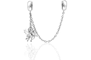 Rimgoris Breloques en argent sterling 925 adaptées aux bracelets et colliers petite marguerite en relief rose Sakura marguerite étoile et lune océan coquille étoile de mer chaîne de sécurité
