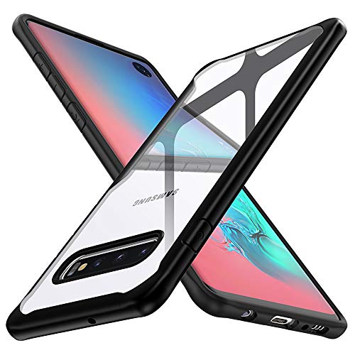 ORETECH Funda Samsung Galaxy S10 2019, Carcasa Samsung S10 con [Tecnología de cojín de Aire] Gel Suave Silicona TPU y Funda Trasera Transparente Funda para Samsung Galaxy S10 2019-Negro 6.1