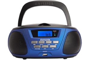 BOOMBOX RADIOODTWARZACZ CD/MP3, USB, BT - AIWA BBTU-300BL