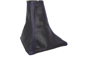 THE TUNING-SHOP Gear Gaiter Compatible with Jaguar X-Type Leather Various Stitching Colour Available (Black Stitch)