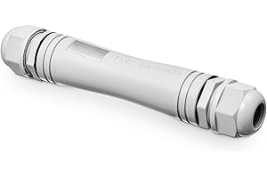 MokerLink Outdoor Gigabit PoE Extender, IEEE 802.3 af/at PoE Ripetitore 30 W, 10/100/1000 Mbps, 1 PoE in 1 PoE Out, IP67 Waterproof POE Passthrough Switch