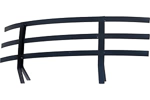 STERLING VENTURES Heavy Duty Steel Clip on Coal Saver Guard for Fire Grates (16" Curvature)