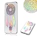 Produktbild Für Huawei P8 Lite 2017/P9 Lite 2017/Honor 8 Lite Hülle Silikon, Aearl Shiny Laser Bunt Gemälde Muster Weich Dünn TPU Handyhülle Transparent Klar Schutz Tasche Schale Stoßfest Bumper Cover mit Schutzfolie für Huawei P8 Lite 2017/Honor 8 Lite, Traumfänger