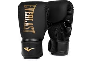 Everlast Cardio Elite Boxing Gloves for Bags, Mitt Work & Speed, Open Thumb Design, Wrap Strap, Dual Layered Foam Inner and Ergonomic Grip - Authentic Everlast Gear