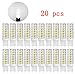 Produktbild Glühbirne G9 LED, RANBOO, 7W(60 W Halogenlampe ähnlich), 450lm, AC 220–240 V, nicht dimmbar, nicht Flicker, 360 Grad Abstrahlwinkel, Kaltweiß 6000K, Energiesparend Leuchtmittel, 20 Pack