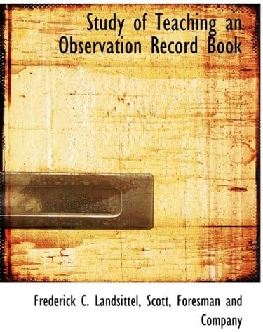 Study of Teaching an Observation Record Book