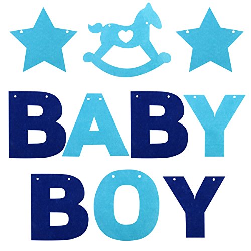 NUOLUX Baby Feeder Style Candy Flasche mit Buchstaben BABY Girlande Banner für Party Favors Dekorationen| - 2