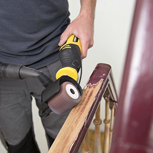 Powerplus Schleifroller Schleifmaschiene inkl. Staubabzugshaube + 3 Aufsätze - 6