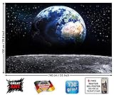 poster erde ✅ Night and Day auf der Welt ✔ Unsere Erde vom Mond aus betrachtet - Europa und Afrika bei Tag - Nordamerika und Südamerika bei Nacht