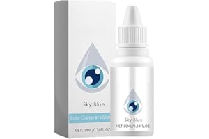 LYEAA Changement de couleurs des yeux gouttes de fantaisie gouttes oculaires avancées des yeux éclaircissants liquide (bleu) (a)