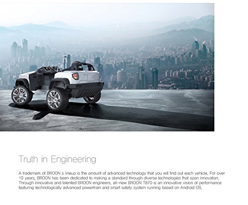 HENES BROON T870 Luxus Kinder Elektroauto schwarz mit Tablet PC 24 Volt Allrad