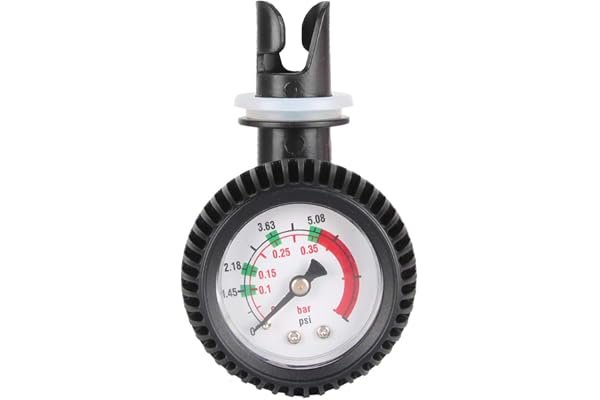 LIOOBO embarcation pneumatique pour manomètre thermomètre à air valve pour connecteur de bateau pneumatique kayak accessoire raft surf
