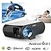 Price comparison product image NewPal GP100up Projector 3500 Lumen LED Projector With Android 6.01 WIFI Bluetooth Home Theater Beamer Support Miracast Airplay