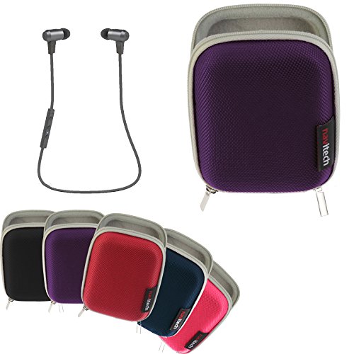 Preisvergleich Produktbild Navitech lila harter fall für die Optoma NuForce BE6i