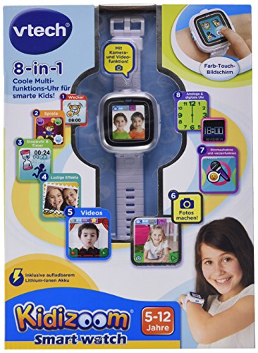 Imagen 1 de VTech Kidizoom - SmartWatch para niños, blanco (80-155734) (versión en francés)