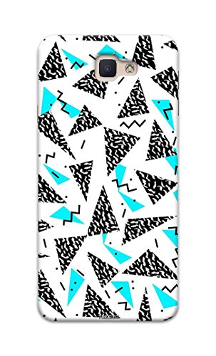 Fundook® Designer Printed Back Cover/Hard Case for Samsung Galaxy On7 2016 (Triangles Design/Patterns) - White - H501