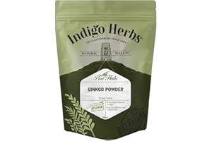 ‎INDIGO HERBS OF GLASTONBURY Ginkgo Biloba Pulver - 100% Rein - Ginkgo Biloba Powder – 500g