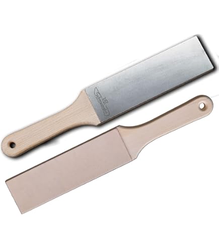 PODURO Abziehleder Set - XXL Streichriemen 58cm Mit Paste Für Rasiermesser