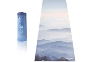 ‎YOGA DESIGN LAB Yoga Design Lab Hot Yoga Handtuch | rutschfest, leicht, recyceltes, saugfähiges Mikrofaser Yogahandtuch | schnelltrocknend, waschmaschinenfest | Ideal für Hot Yoga, Sport, Reisen (YDL-Kaivalya)