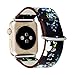 Price comparison product image Mounter Women And Men Replacement Sports [Vintage Floral Leather Bracelet ] Wrist Watch Band Strap For Apple Watch Series 1/2 42MM (D)