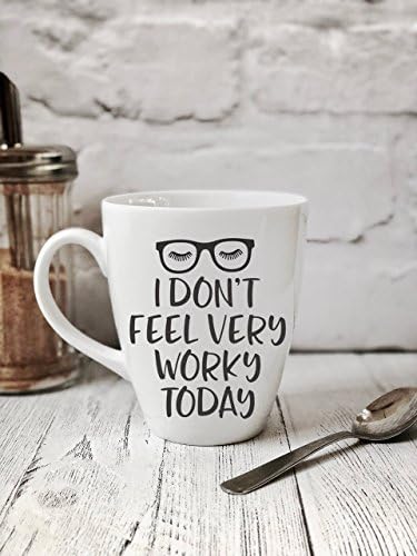 Mug, Porcelain tea coffee mug, novelty mug, work mug, gift idea, valentines day, mothers day, gift for her, gift for mum, glasses, geek chic, funny.