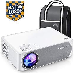 Vidéoprojecteur, Vankyo 6700 Lumens Rétroprojecteur Native 1920x1080P Full HD Correction Trapéze ±50° 4D Video Projecteur Portable Compatible HDMI VGA AV USB pour Présentation PPT Home Cinéma