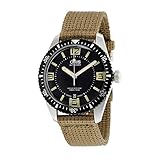 Oris Taucher 65 Automatische schwarz Zifferblatt braun Herren Armbanduhr 733–7707–4064brfs