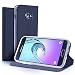 Produktbild Samsung Galaxy A3 (2017) Hülle,iBetter Schutzhülle Bookstyle für Samsung Galaxy A3 (2017) Smartphone Flip Standfunktion Cover Hülle Case, Blau