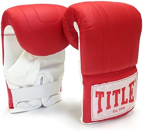 Title Boxing Bag Gloves - Size: Large