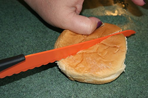 Küchen Messerblock Set mit Farbkodierung 5-tlg NUOVVA antihaftbeschichtetes Messerset Küche Brotmesser Fleischmesser Gemüsemesser Obstmesser Käsemesser - 8