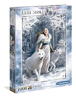 Clementoni-Clementoni-39477-Anne Stokes Collection-Winter Guardians-1000 pièces, 39477, Multicolore