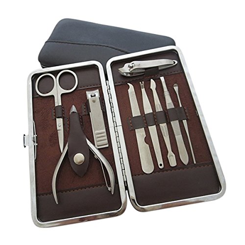 Kosee Beauty Premium Quality Stainless Steel Manicure Pedicure Grooming Kit for Nails
