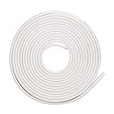 Tira de protección de puerta 16 pies (5 m): 3 colores (blanco, negro y rojo) para seleccionar para que coincida con el color de su vehículo, casi invencible después de la instalación.