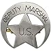 Produktbild Sheriffstern US-Deputy US-Marshal Stern messingfarbend