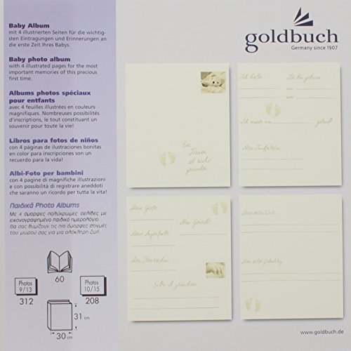 Goldbuch Babyalbum Trendbär, 30×31 cm, 60 Seiten mit Pergamin, Kunstdruck laminiert - 7