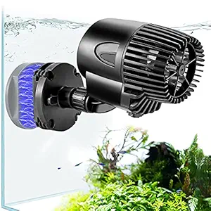 AQQA Wave Maker Pump, 2100GPH Aquarium Circulation Pump 360 Degree Rotatable Submersible Powerhead Pump with Magnet Suction Base for Marine and Freshwater Aquariums