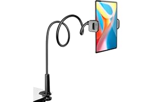 Czemo Supporti per Tablet per Letto, Supporto Tablet Porta Tablets Letto per ipad Stand, Collo Oca Supporto Regolabile Compatibile con ipad/Galaxy Tabs/Kindle 4 a 11"