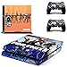 Produktbild Playstation 4 + 2 Controller Aufkleber Schutzfolie Set - Fortnite (2) /PS4