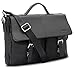 Produktbild Bovari Black Messenger Bag Laptop-Tasche Herren Aktentasche 39x30x10 cm Model Lyon- echt Leder - Limited Premium Edition