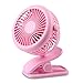 Produktbild Jian E- Kleiner Fan Wiederaufladbare Mini Student Schlafsaal Bett Clip Stummschalten Home Nacht Clip Typ USB Fan Clip Fan kann beim Aufladen optionale Farbe verwendet Werden -/ (Farbe : Pink)