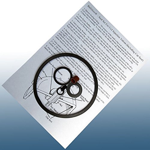 BALLIIHOO Valve & Cap Seal Set for Pressure Barrels with 4 Inch Caps