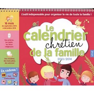 Le calendrier chrétien de la famille