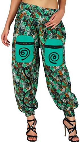 Casual Floral Harem Hippie Gypsy Trouser Bohemian Yoga Harem Cotton Pant